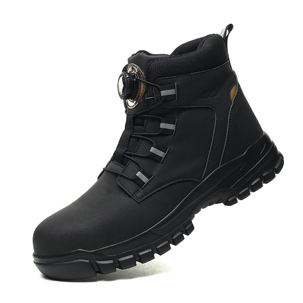 SteelGuard Black Safety Boots